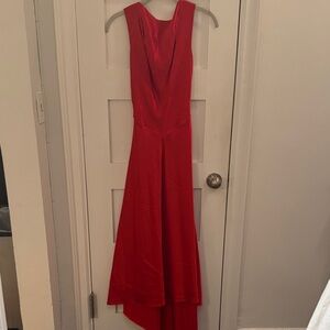 SALONI Red High Low Dress